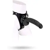 Vuxen COX Strap-On + Dildo Black 22cm