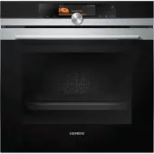 Siemens iQ700 HS658GXS1 - Ovn - med dampfunktion - til indbygning - niche - bredde: 56 cm - dybde: 55 cm - højde: 58.5 cm - med selv-rengøring - Klasse A+ - rustfrit stål