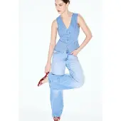 Stradivarius D91 Jeans Med Low Waist Og Brede Ben 0-701 40