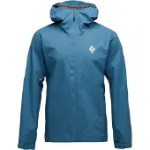 Black Diamond - Vandretøj - M Strataline Stretch Shell Midnight Blue til UnisexNylon - Størrelse S - Blå