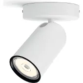 Philips myLiving Pongee lofts-/vægspot, Overflade spotlys, GU10, 1 pære(r ), LED, 220-240 V, Hvid