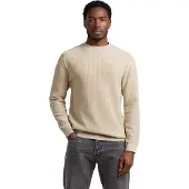 G-Star Washed Knit Pullover - Beige - Men