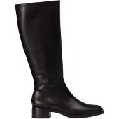 Wonders Wonderstil kvinder. D-1803_5121_5792 Bonjour 03 læderstøvler Sort (36), 1-3 cm, Lynlås, Casual, Klassisk