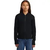 G-Star Girls Hybrid Baseball Full Zip Knit - Black - girls