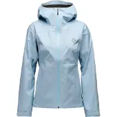 Black Diamond - Vandretøj dame - W Fineline Stretch Shell Fog Blue til Unisex - Størrelse XS - Blå