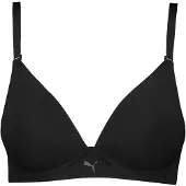 Puma Women's Padded Bra, Clothing, Black, 75F