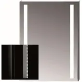 Jika Spejl Clear 600xX810 firkant m/LED lys