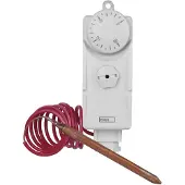 Emos T80F manuel termostat med føler 0-90°C 16A 230V hvid (P5682)