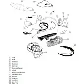 Arai Qv-p Shade Hjelmens Bageste Ventilationsåbning