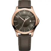 Victorinox Swiss Army Herreur 241908 Alliance Grå/Læder Ø40 mm