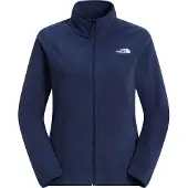 The North Face - Fleece dame - W Glacier Fleece Jacket Summit Navy til Unisex - Størrelse XS - Flåde