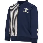 Hummel Cardigan - hmlStripy Zip Jacket - Black Iris - - 62 - Cardigan