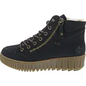 Rieker Snørestøvletter navy