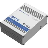 Teltonika TSW210 - Switch - industriel - ikke administreret - 8 x 10/100/1000 + 2 x SFP - DIN monterbar på skinne, overflademonterbar