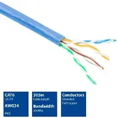 ACT Ep386b U/utp Cat6 Netværkskabel 305 M