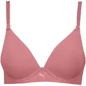 Puma Women's Padded Bra, Clothing, Dusty Pink, 70D