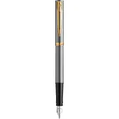 Waterman Füllfederhalter IMPRESSION Stainless SteelGT F Blau Geschenkbox