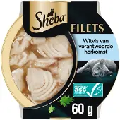 Sheba Filets med Bæredygtig Hvidfisk i Sauce
