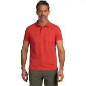 NZA Henley Piqué Polo Rød måle