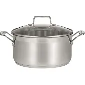 Scanpan Impact gryde med låg 4,8 L Rustfrit stål