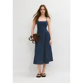 Stradivarius Midikjole Med Halterneck Og Perledetaljer 0-010 L