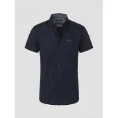KOROSHI Skjorte navy / hvid