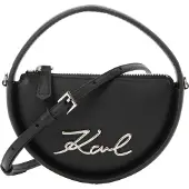 Karl Lagerfeld Håndtaske 'NANO' sort / sølv