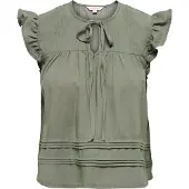 ONLY Bluse 'ONLARIS' pastelgrøn