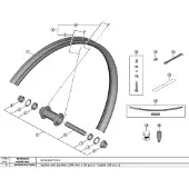 Shimano 299 Mm Wh-m9220-tl-f15-b-29 Ewhspokey000a Eger Og Nippler Kit 28 Enheder