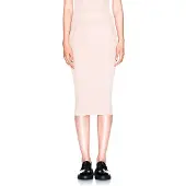 Armani Exchange A|X Armani Exchangetil kvinder. XW001877AF11957M4014 Højtaljet midi-nederdel nude (XL), Casual, Klassisk, Viscose, Hudfarvet