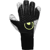 Uhlsport Målmandshandske Fangmaschine Supergrip+ Flex Frame Carbon - Sort/Gul, størrelse 8