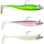 Delalande Zand Fat Shad Blødt Agn 10g 100 Mm 20 Enheder