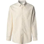 Pepe Jeans Pepe Jeanstil mænd. PM3091209 Skjorte Prescot gul (L), Casual, Bomuld, Lange ærmer