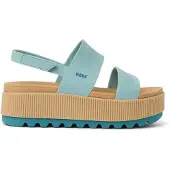 Reef Reeftil kvinder. CJ8788 Water Vista højere sandaler blå (40), 3-5 cm, Velcro, Casual