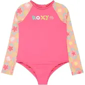 Roxy Check Tw Langærmet Shorty-våddragt Med Lynlås Bagpå Til Junior