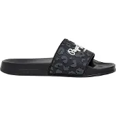 Pepe Jeans Pepe Jeanstil kvinder. PLS700004 Slider Flip Flops Leo sort (41), Fast, Ingen, Casual