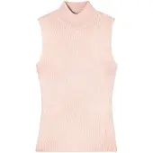 Armani Exchange A|X Armani Exchangetil kvinder. XW001876AF11957M4014 Top Mock pink (M), Casual, Viscose, Uden ærmer/stropper