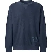 Pepe Jeans Pepe Jeanstil mænd. PM5800164 Gaston navy sweatshirt (L), Casual, Bomuld, Blå