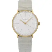 Junghans Dameur 27/7006.02 Max Bill Hvid/Tekstil Ø34 mm
