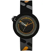 FILA Herreur 38-6081-007 Puffy Sort/Gummi Ø42 mm