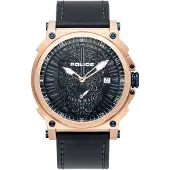 Police Herreur PL15728JSR.03 Compass Blå/Læder Ø48 mm