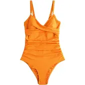 Next Formgivende badedragt orange