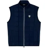 Emporio Armani EA7til mænd. 7M001512_AF21509 Premium skjoldvest M navy (XL), Hvid, Casual, Polyester, Uden ærmer/stropper, Blå