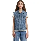 G-Star Girls Relaxed Denim Vest - Medium blue - girls