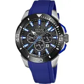Festina Herreur F20642-1 Chrono Bike Sort/Gummi Ø47 mm