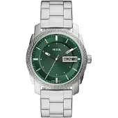 Fossil Herreur FS5899 Machine Grøn/Stål Ø42 mm