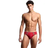 Emporio Armani Emporio Armanitil mænd. EM000570_AF20426 Slip Cint badedragt rød (XXL), Badetøj, Polyester