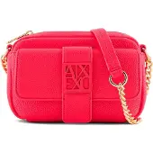 Armani Exchange A|X Armani Exchangetil kvinder. XW000324AF11902U5051 Mini skuldertaske med pink logo (OSFA), Casual, Polyester