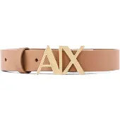 Armani Exchange A|X Armani Exchangetil kvinder. 941125CC719U6299 Brunt logo-bælte (75cm), Casual, Læder