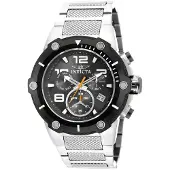 Invicta Herreur 19528 Speedway Sort/Stål Ø52 mm
